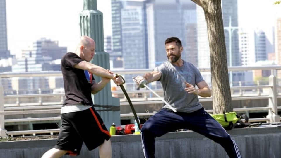 Souboj s noži si Hugh Jackman velmi užíval